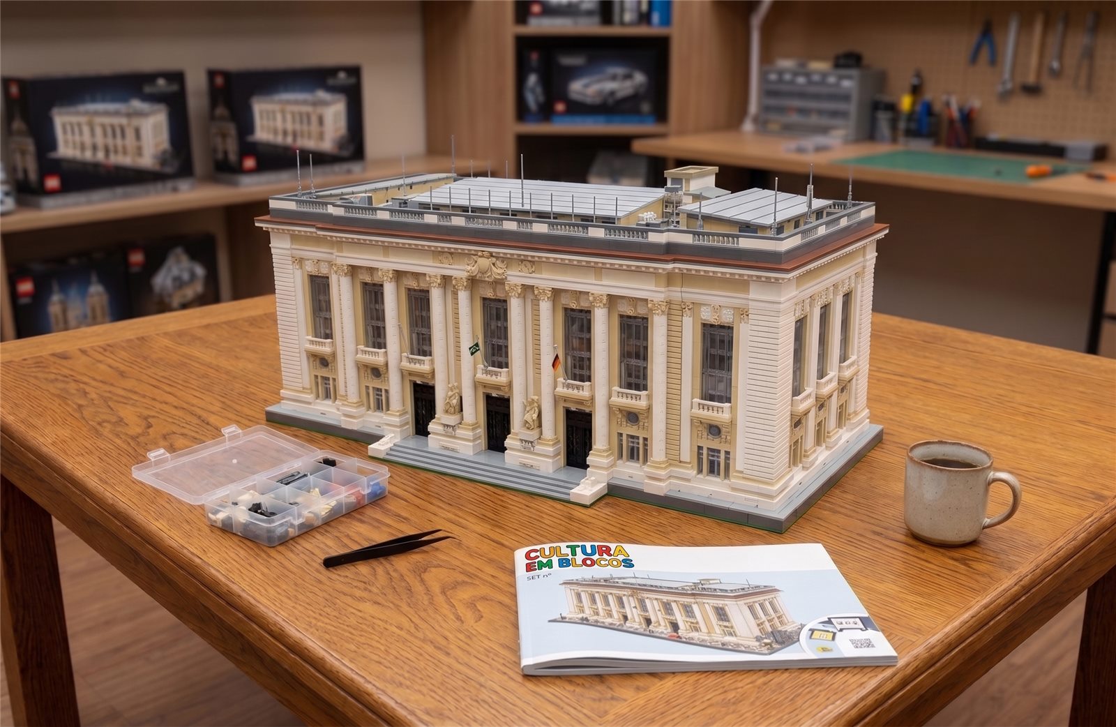 Kit do Palácio Piratini em exposição